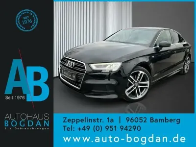 Second-hand Audi A3 S-Line 150 CP (110 kW) 2018 Negru Berlinǎ