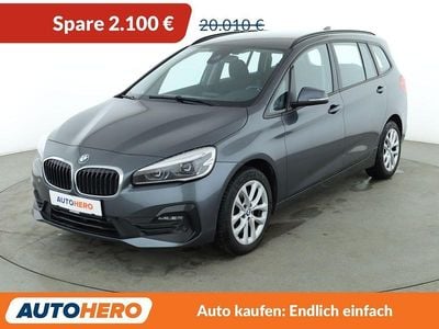 Gebraucht BMW 218 Gran Tourer Advantage 150 PS (110 kW) 2020 Grau Van / Kleinbus