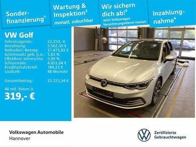 Gebraucht VW Golf VII Life 150 PS (110 kW) 2021 Reflexsilber metallic Kleinwagen
