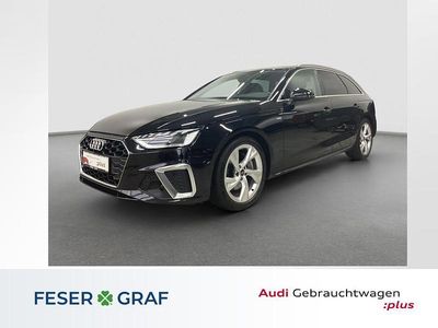 Mythosschwarz metallic Gebraucht 2023 Audi A4 S-Line Kombi | 30.980 € (Fairer Preis)