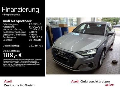Gebraucht Audi A3 Advanced Plus 110 PS (80 kW) 2023 Florettsilber metallic Limousine