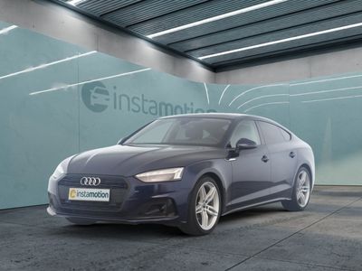Gebraucht Audi A5 Sportback Advanced Plus 163 PS (119 kW) 2023 Blau Kleinwagen