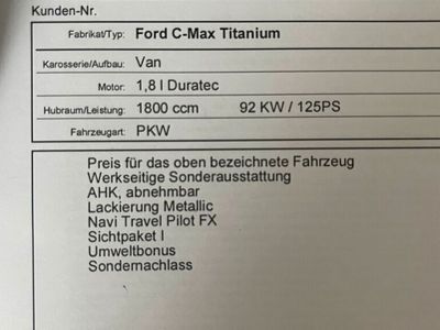gebraucht Ford C-MAX Titanium
