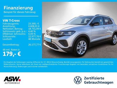 Gebraucht VW T-Cross Goal 116 PS (85 kW) 2025 Reflexsilber metallic SUV