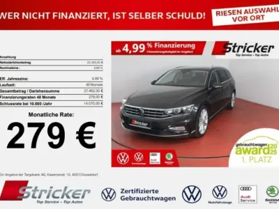 Gebraucht VW Passat Elegance 150 PS (110 kW) 2021 Mangangrau metallic (metallic) Kombi