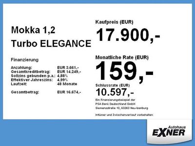 Gebraucht Opel Mokka Elegance 101 PS (74 kW) 2023 Diamant schwarz SUV