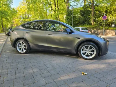 Occasion Tesla Model Y Long Range AWD 378 kW (514 PK) 2023 Grijs SUV