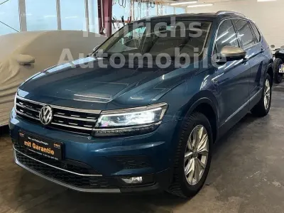 Gebraucht VW Tiguan Allspace Highline 150 PS (110 kW) 2019 Blau SUV