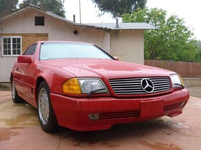 Gebraucht Mercedes SL500 326 PS (239 kW) 1990 Rot Cabrio