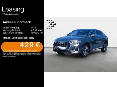 Gebraucht Audi Q3 Sportback Business 245 PS (180 kW) 2023 Daytonagrau perleffekt SUV
