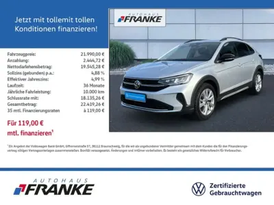 Gebraucht VW Taigo Goal 116 PS (85 kW) 2025 Refflexsilber metallic SUV