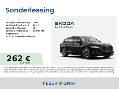 Neu Skoda Superb Selection 150 PS (110 kW) 2026 Onyxschwarz Kombi