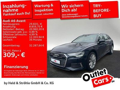Gebraucht Audi A6 Design 231 PS (169 kW) 2021 5u firmamentblau metallic Kombi