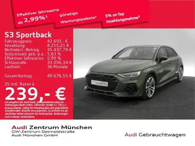 Gebraucht Audi S3 Sport 333 PS (244 kW) 2025 Distriktgrün metallic Limousine