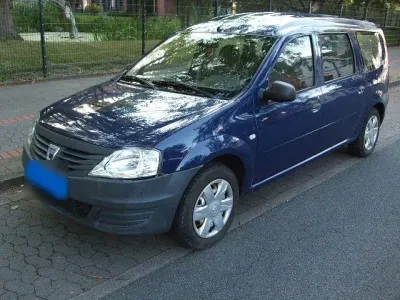 Gebraucht Dacia Logan MCV 75 PS (55 kW) 2009 Blau Kombi