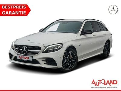 Weiß Gebraucht 2019 Mercedes C300e AMG line Kombi | 29.950 € (Teuer)