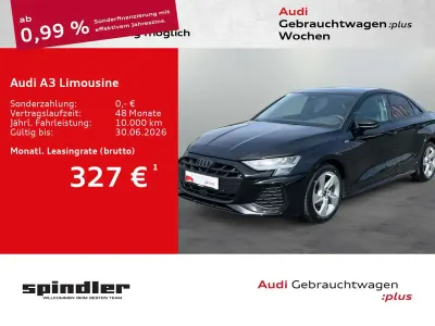 Gebraucht Audi A3 S-Line 150 PS (110 kW) 2025 Mythosschwarz metallic Limousine