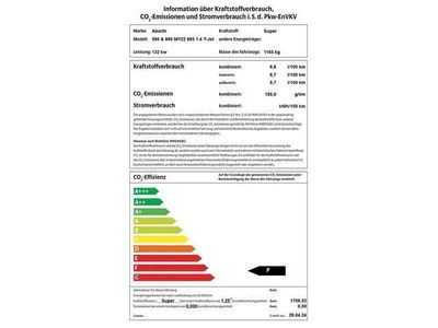 gebraucht Abarth 595 & 695 MY22 695 1.4 T-Jet 132 kW