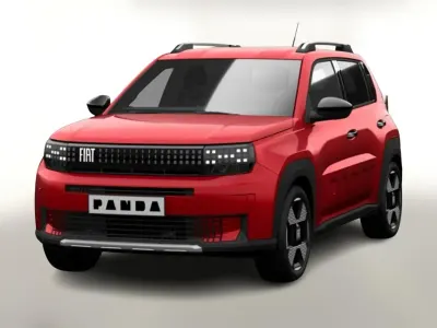 Neu Fiat Grande Panda La Prima 101 PS (74 kW) 2026 Rot by (red) / dach schwarz Kleinwagen