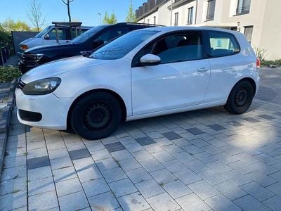 Gebraucht VW Golf VI Comfortline 110 PS (80 kW) 2009 Weiß Kleinwagen