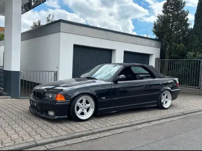 Gebraucht BMW 320 Cabriolet Sport Line 150 PS (110 kW) 1994 Schwarz Cabrio