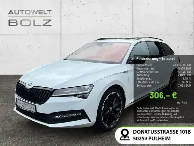 Gebraucht Skoda Superb SportLine 200 PS (147 kW) 2023 Moonweiß perleffekt Kombi