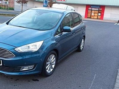 Gebraucht Ford C-MAX Titanium 125 PS (91 kW) 2018 Blau Van / Kleinbus