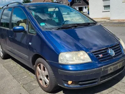 Gebraucht VW Sharan Highline 204 PS (150 kW) 2002 Blau Van / Kleinbus