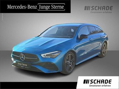 Blau Gebraucht 2024 Mercedes CLA200 Shooting Brake AMG line Kombi | 31.250 € (Guter Preis)
