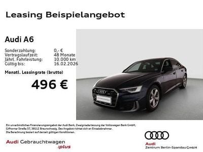 Blau Gebraucht 2025 Audi A6 S-Line Limousine | 56.080 €