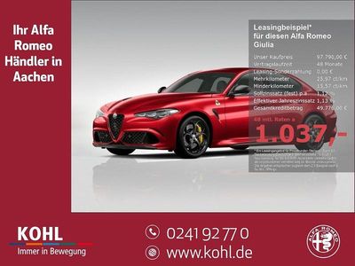 Neu Alfa Romeo Giulia Quadrifoglio 521 PS (383 kW) 2026 Rot Limousine