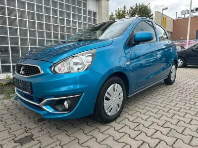Gebraucht Mitsubishi Space Star Diamant Edition 71 PS (52 kW) 2019 Blau Kleinwagen