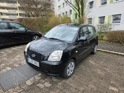 Brugt Kia Picanto 65 HK (47 kW) 2007 Sort Hatchback