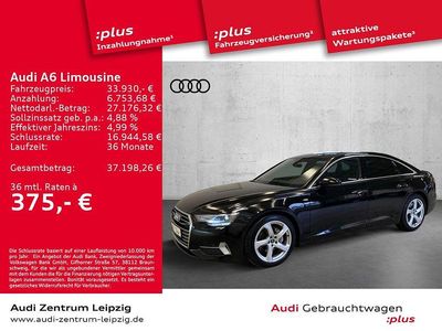 Brillantschwarz Gebraucht 2022 Audi A6 Sport Limousine | 33.930 € (Superpreis)