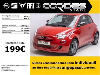 Nuova Fiat 500 Icon 65 CV (47 kW) 2026 Rosso Berlina