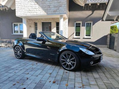 Schwarz Gebraucht 2008 Mercedes SLK200 Cabrio | 16.800 € (Teuer)