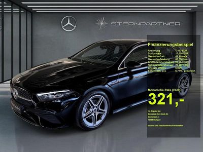 Gebraucht Mercedes A200 AMG 163 PS (119 kW) 2023 Schwarz Limousine