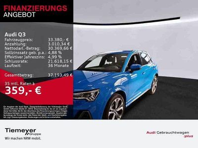 Gebraucht Audi Q3 S-Line 150 PS (110 kW) 2023 Blau SUV