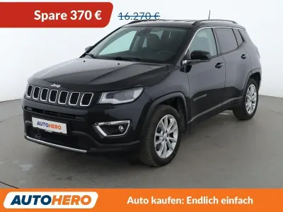 Gebraucht Jeep Compass Limited 131 PS (96 kW) 2020 Schwarz SUV