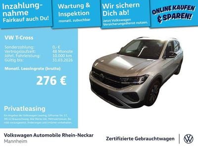 Silber Gebraucht 2024 VW T-Cross Goal SUV | 23.751 € (Guter Preis)