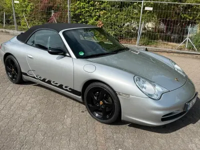 Usata Porsche 996 320 CV (235 kW) 2001 Argento Cabrio