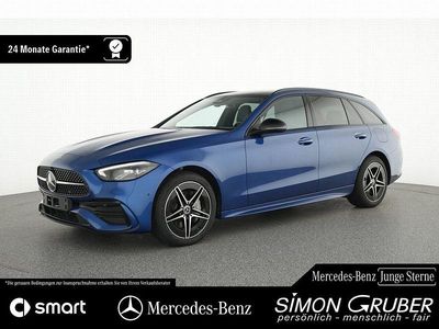 Blau Gebraucht 2024 Mercedes C300e AMG Limousine | 44.900 € (Guter Preis)