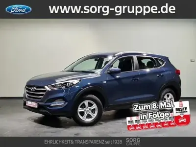 Gebraucht Hyundai Tucson Classic 132 PS (97 kW) 2017 Blau, stargazing blue mineraleffekt SUV