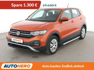 Brugt VW T-Cross Basis 110 HK (80 kW) 2021 Orange SUV