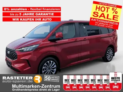 Neu Ford Tourneo Custom Titanium X 170 PS (125 kW) 2026 Rot Van