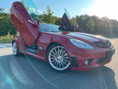 Gebraucht Mercedes SLK55 AMG AMG 360 PS (264 kW) 2004 Rot Cabrio