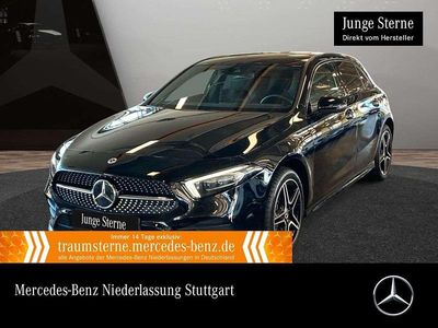 Schwarz Gebraucht 2022 Mercedes A250 AMG Limousine | 28.490 € (Fairer Preis)