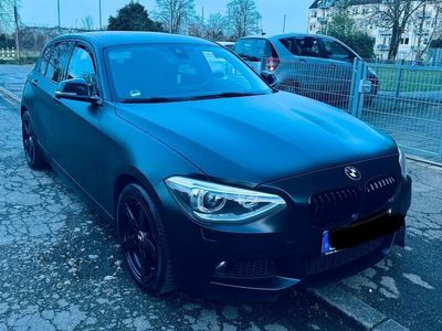 gebraucht BMW 116 M Sport Matt Schwarz foliert Unfallfrei TopZustand