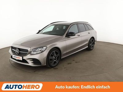 Usata Mercedes C180 AMG line 156 CV (114 kW) 2018 Grigio Station wagon