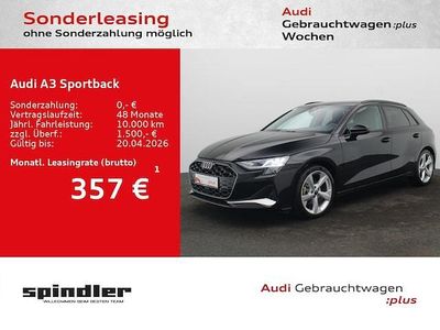 Gebraucht Audi A3 Advanced Plus 150 PS (110 kW) 2024 Mythosschwarz metallic Limousine